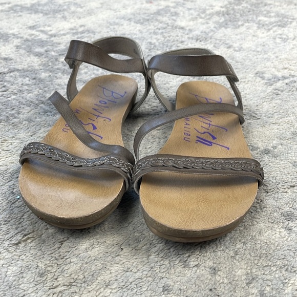 Blowfish Malibu Gablet Strappy Sandals Flat Beachy Boho Sz 6 - Picture 4 of 12